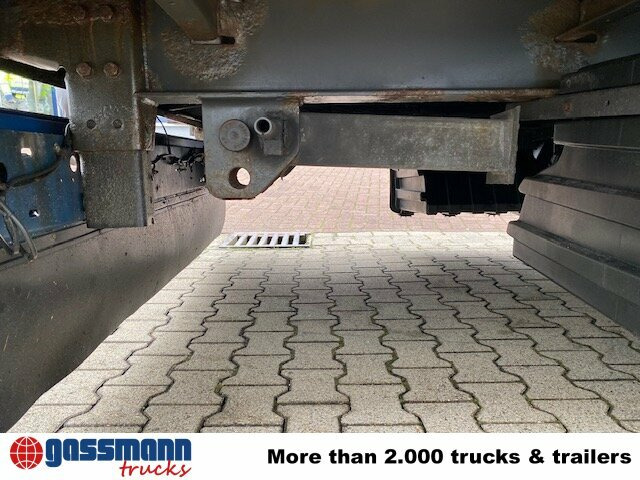 Fliegl TPS 118 Glastransporter, Edscha-Verdeck - Platós pótkocsi: 5 kép. Fliegl TPS 118 Glastransporter, Edscha-Verdeck - Platós pótkocsi: 5 kép.