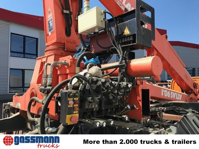 GINAF GINC 3030 mit Heckkran Atlas AK 90.1 HDS - Platós teherautó, Darus autó: 4 kép. GINAF GINC 3030 mit Heckkran Atlas AK 90.1 HDS - Platós teherautó, Darus autó: 4 kép.