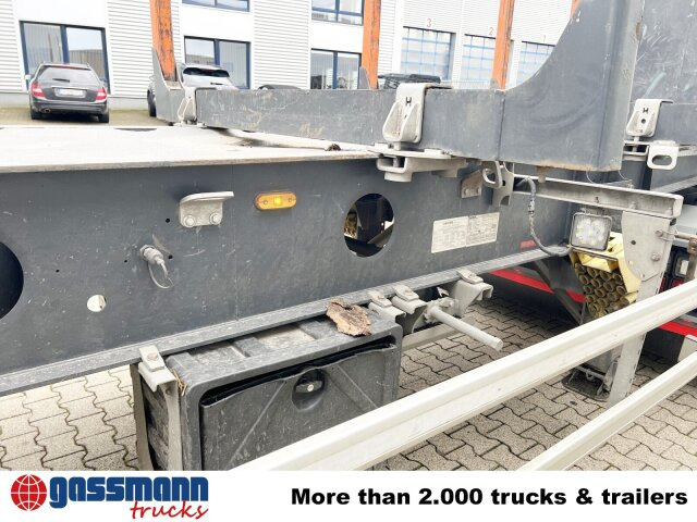 Gsodam 3-Achs Holzauflieger, Liftachse - Rönkszállító félpótkocsi: 4 kép. Gsodam 3-Achs Holzauflieger, Liftachse - Rönkszállító félpótkocsi: 4 kép.