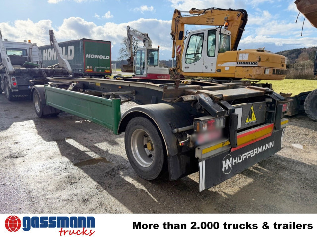 Hüffermann HSA 18.70 Schlittenabroller - Multiliftes/ Konténerszállító pótkocsi: 4 kép. Hüffermann HSA 18.70 Schlittenabroller - Multiliftes/ Konténerszállító pótkocsi: 4 kép.