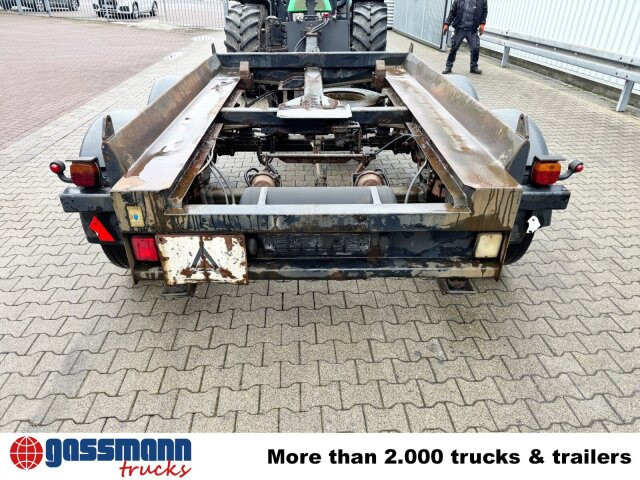 Hüffermann HTM 13-T Anhänger für Abetzcontainer - Pótkocsi cserefelépítményes: 5 kép. Hüffermann HTM 13-T Anhänger für Abetzcontainer - Pótkocsi cserefelépítményes: 5 kép.