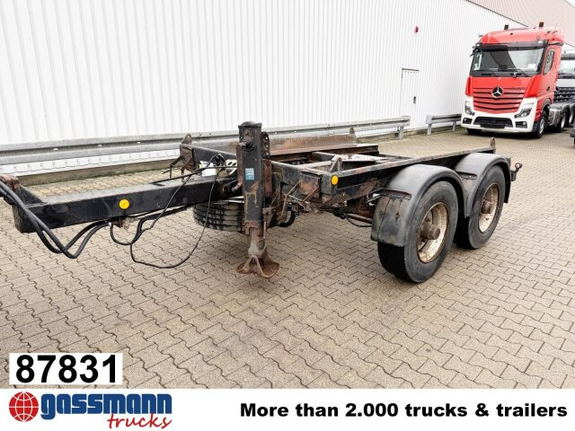 Hüffermann HTM 13-T Anhänger für Abetzcontainer - Pótkocsi cserefelépítményes: 1 kép. Hüffermann HTM 13-T Anhänger für Abetzcontainer - Pótkocsi cserefelépítményes: 1 kép.