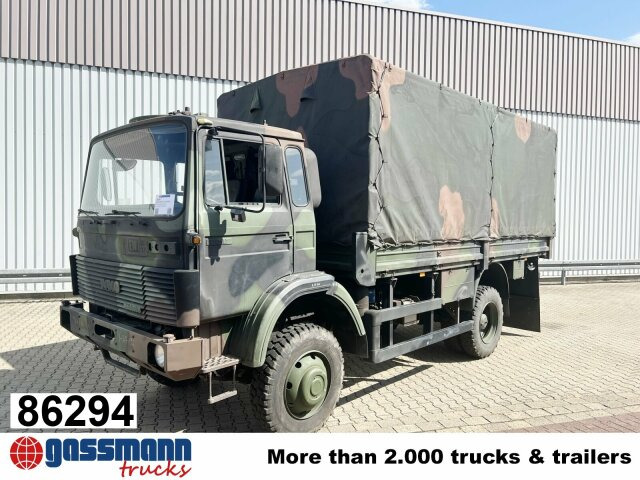 Iveco 110-17 AW 4x4, Ex-, Küche - Platós teherautó: 1 kép. Iveco 110-17 AW 4x4, Ex-, Küche - Platós teherautó: 1 kép.