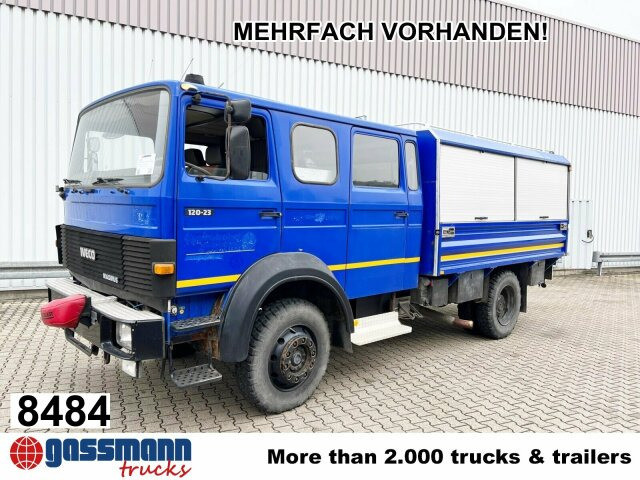 Iveco 120-23 AW 4x4 Doka, V8-Motor, Gerätewagen, - Tűzoltóautó: 1 kép. Iveco 120-23 AW 4x4 Doka, V8-Motor, Gerätewagen, - Tűzoltóautó: 1 kép.