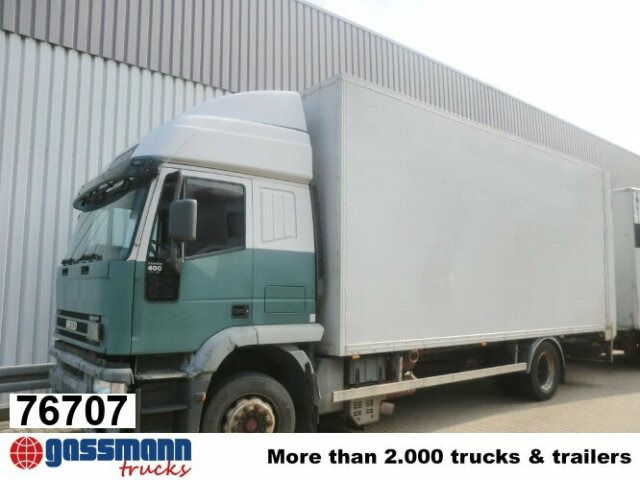 Iveco Euro Tech 190E40, Möbelkoffer, 49 cbm - Dobozos felépítményű teherautó: 1 kép. Iveco Euro Tech 190E40, Möbelkoffer, 49 cbm - Dobozos felépítményű teherautó: 1 kép.