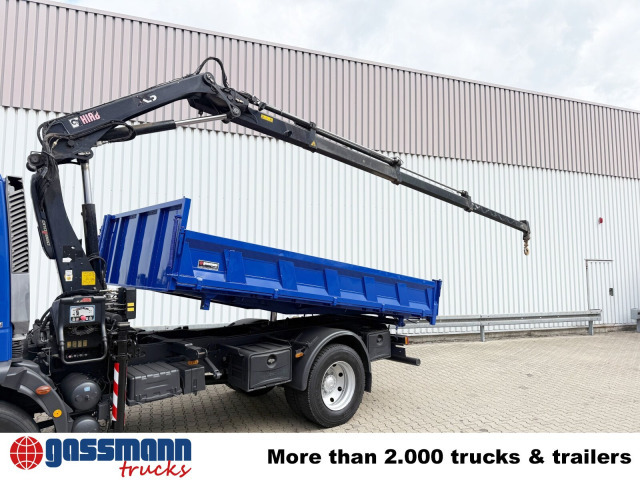 Iveco EuroCargo ML120E28K 4x2 mit Kran Hiab XS088 ES-3 - Billenőplatós teherautó, Darus autó: 2 kép. Iveco EuroCargo ML120E28K 4x2 mit Kran Hiab XS088 ES-3 - Billenőplatós teherautó, Darus autó: 2 kép.