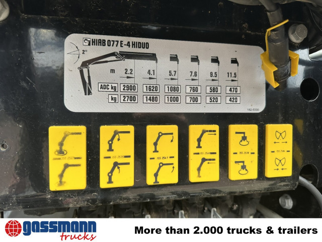 Iveco EuroCargo ML140E25K 4x2, EEV, Kran Hiab 077E-4 - Billenőplatós teherautó, Darus autó: 5 kép. Iveco EuroCargo ML140E25K 4x2, EEV, Kran Hiab 077E-4 - Billenőplatós teherautó, Darus autó: 5 kép.