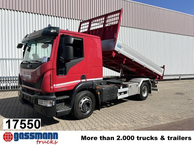 Iveco EuroCargo ML140E28K 4x2, Nüssli 3-S-Kipper, 2 x - Billenőplatós teherautó: 1 kép. Iveco EuroCargo ML140E28K 4x2, Nüssli 3-S-Kipper, 2 x - Billenőplatós teherautó: 1 kép.