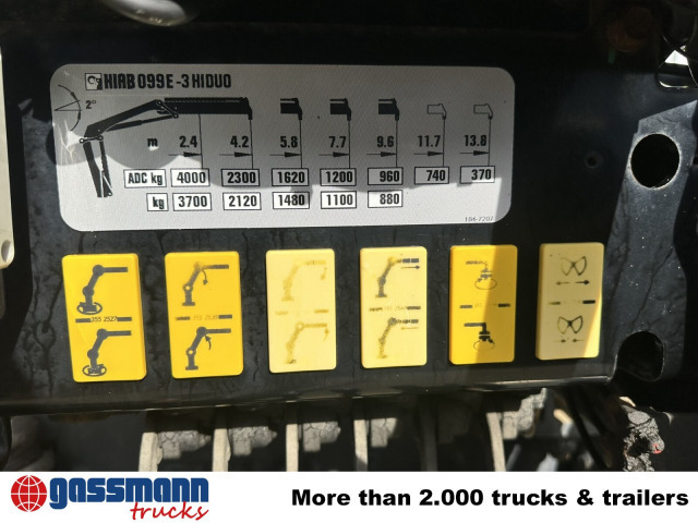 Iveco EuroCargo ML160E28 4x2 mit Kran Hiab XS099E-3 - Billenőplatós teherautó, Darus autó: 4 kép. Iveco EuroCargo ML160E28 4x2 mit Kran Hiab XS099E-3 - Billenőplatós teherautó, Darus autó: 4 kép.