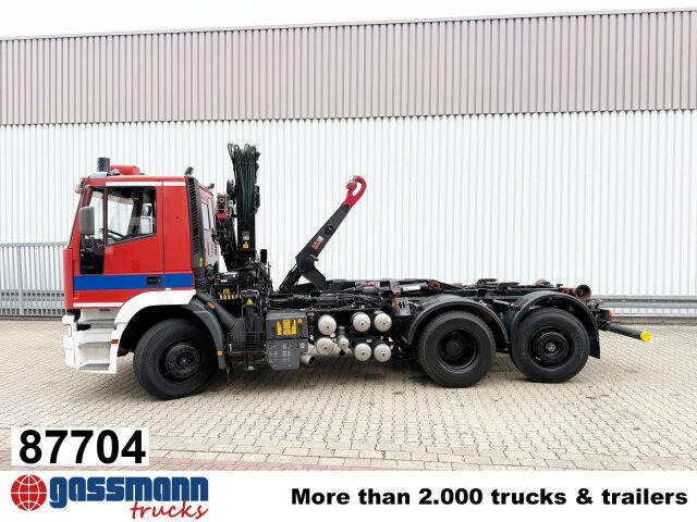 Iveco EuroTech 240E38 6x2-4, Lift-/Lenkachse, - Horgos rakodó teherautó, Darus autó: 1 kép. Iveco EuroTech 240E38 6x2-4, Lift-/Lenkachse, - Horgos rakodó teherautó, Darus autó: 1 kép.