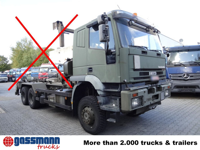 Iveco EuroTrakker 260E44W 6X6, Retarder, ADR - Alvaz teherautó: 2 kép. Iveco EuroTrakker 260E44W 6X6, Retarder, ADR - Alvaz teherautó: 2 kép.