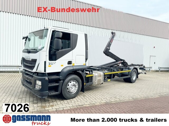 Iveco Stralis AT 190 S31FP-CM 4x2, LBW BÄR, - Horgos rakodó teherautó: 1 kép. Iveco Stralis AT 190 S31FP-CM 4x2, LBW BÄR, - Horgos rakodó teherautó: 1 kép.