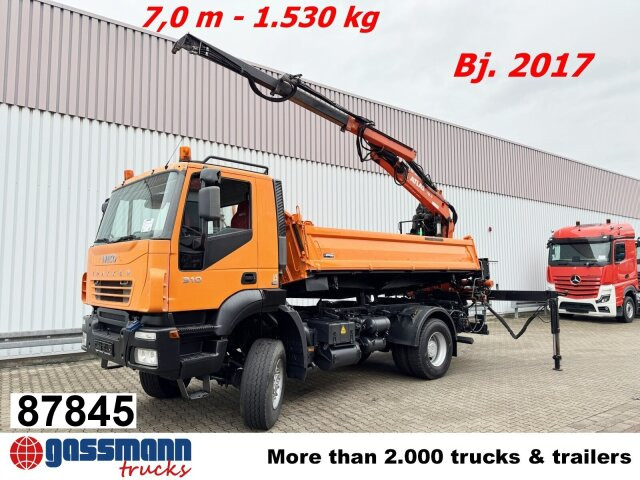 Iveco Trakker AD190T31W 4x4, absattelbarer Heckkran - Billenőplatós teherautó, Darus autó: 1 kép. Iveco Trakker AD190T31W 4x4, absattelbarer Heckkran - Billenőplatós teherautó, Darus autó: 1 kép.
