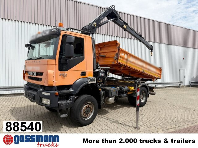 Iveco Trakker AD190T36W 4x4, EEV, Kran Hiab 111BS-2 - Billenőplatós teherautó, Darus autó: 1 kép. Iveco Trakker AD190T36W 4x4, EEV, Kran Hiab 111BS-2 - Billenőplatós teherautó, Darus autó: 1 kép.