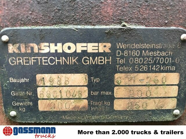 KINSHOFER Schalengreifer 601-250, 10x VORHANDEN - Csipegető kanál - Építőipari gépek: 5 kép. KINSHOFER Schalengreifer 601-250, 10x VORHANDEN - Csipegető kanál - Építőipari gépek: 5 kép.