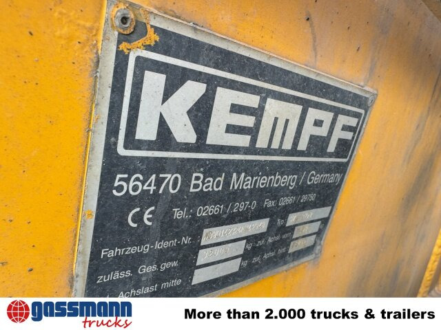 Kempf SKM 32/2, Alumulde ca. 27m³ - Félpótkocsi billenőplatós: 3 kép. Kempf SKM 32/2, Alumulde ca. 27m³ - Félpótkocsi billenőplatós: 3 kép.