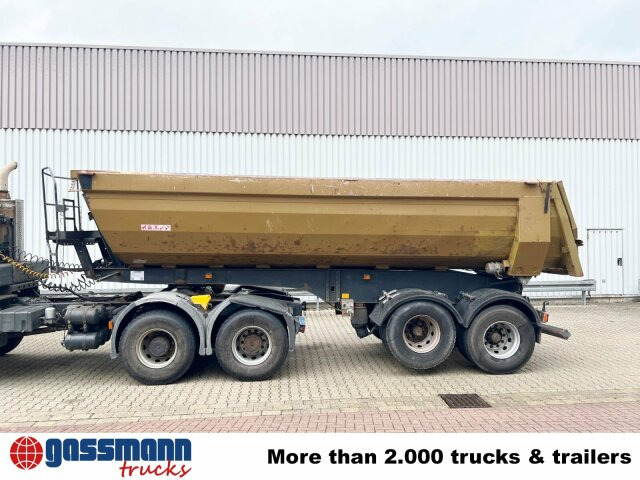 Kempf SKM 32/2 Stahlmulde ca. 23m³, Liftachse, - Félpótkocsi billenőplatós: 5 kép. Kempf SKM 32/2 Stahlmulde ca. 23m³, Liftachse, - Félpótkocsi billenőplatós: 5 kép.