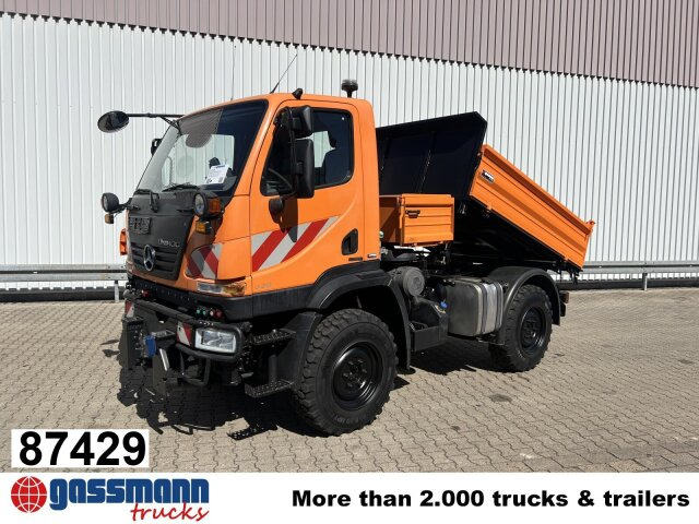 Unimog U 20 U405/70 4x4, Kipper, Winterdienstplatte - Kisteherautó: 1 kép. Unimog U 20 U405/70 4x4, Kipper, Winterdienstplatte - Kisteherautó: 1 kép.
