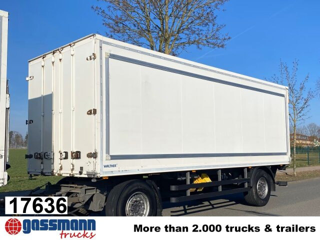 Kofferanhänger mit LBW, Durchladesystem - Pótkocsi dobozos: 1 kép. Kofferanhänger mit LBW, Durchladesystem - Pótkocsi dobozos: 1 kép.