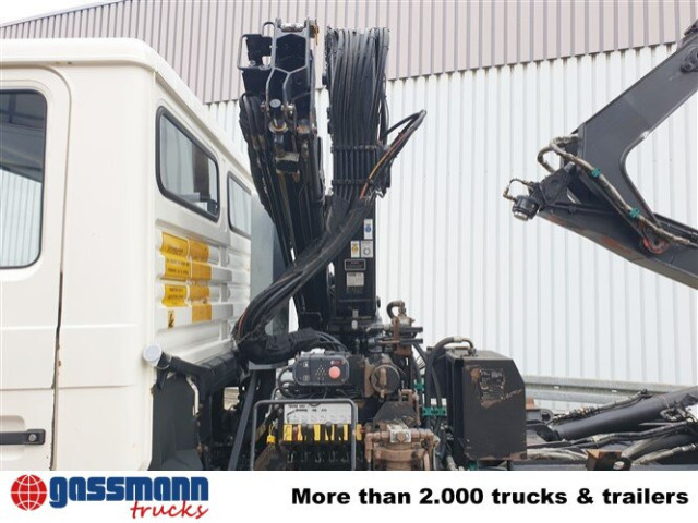 MAN 14.152 F 4x2 BB mit Kran Hiab 060-2 - Horgos rakodó teherautó, Darus autó: 4 kép. MAN 14.152 F 4x2 BB mit Kran Hiab 060-2 - Horgos rakodó teherautó, Darus autó: 4 kép.