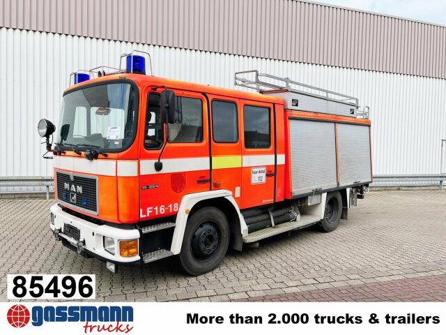 MAN 14.224 F 4x2 BB Doka, LF 16/18 - Tűzoltóautó: 1 kép. MAN 14.224 F 4x2 BB Doka, LF 16/18 - Tűzoltóautó: 1 kép.