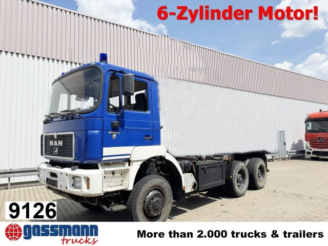MAN 27.403 6x6 BB, EX-THW - Alvaz teherautó: 1 kép. MAN 27.403 6x6 BB, EX-THW - Alvaz teherautó: 1 kép.