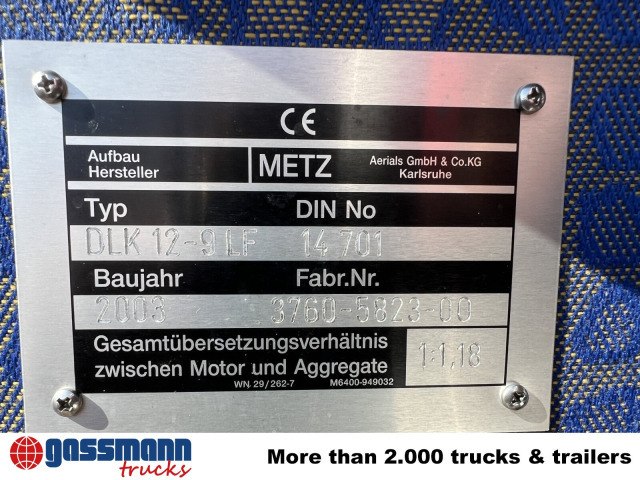 MAN LE 15.255 4x2 LLC Doka, Metz DLA-K 12/9 - Mentőautó: 4 kép. MAN LE 15.255 4x2 LLC Doka, Metz DLA-K 12/9 - Mentőautó: 4 kép.