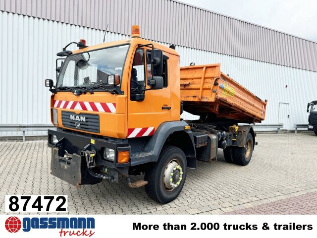 MAN LE 18.280 4X4 BB, Winterdienstausstattung, - Billenőplatós teherautó, Darus autó: 1 kép. MAN LE 18.280 4X4 BB, Winterdienstausstattung, - Billenőplatós teherautó, Darus autó: 1 kép.