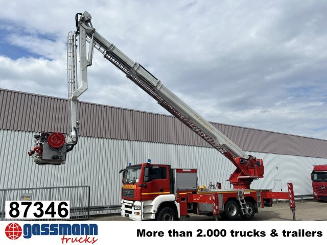 MAN TGA 26.360 6x2-2 LL, Magirus ALP 375 - Mentőautó: 1 kép. MAN TGA 26.360 6x2-2 LL, Magirus ALP 375 - Mentőautó: 1 kép.