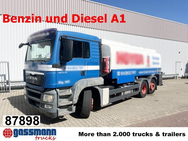 MAN TGA 26.400 6x2-4 BL, A1, Lenk-/Liftachse, ADR, - Tartályos teherautó: 1 kép. MAN TGA 26.400 6x2-4 BL, A1, Lenk-/Liftachse, ADR, - Tartályos teherautó: 1 kép.