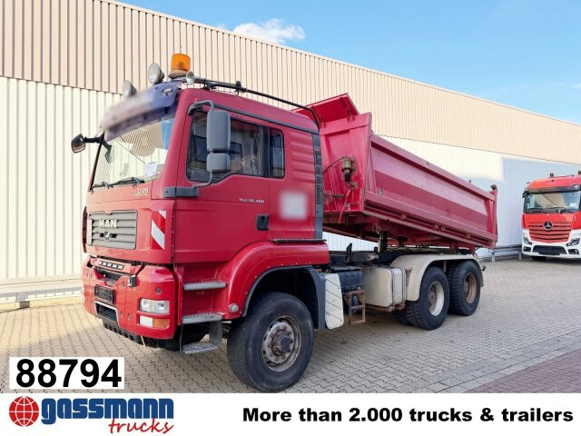 MAN TGA 26.480 6X6H BL, HydroDrive, Intarder, - Billenőplatós teherautó: 1 kép. MAN TGA 26.480 6X6H BL, HydroDrive, Intarder, - Billenőplatós teherautó: 1 kép.