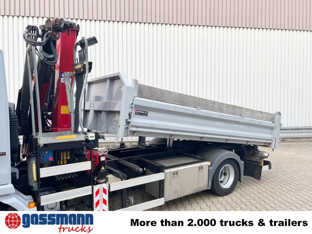 MAN TGL 12.180 4X2 BL mit Kran HMF 900-K1 - Billenőplatós teherautó, Darus autó: 2 kép. MAN TGL 12.180 4X2 BL mit Kran HMF 900-K1 - Billenőplatós teherautó, Darus autó: 2 kép.