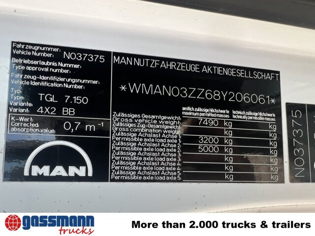 MAN TGL 7.150 4x2 BB mit LBW BÄR - Platós teherautó: 4 kép. MAN TGL 7.150 4x2 BB mit LBW BÄR - Platós teherautó: 4 kép.