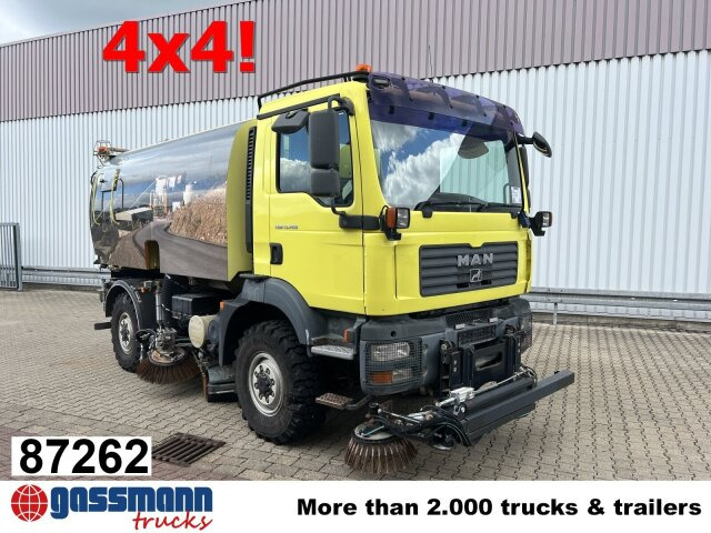 MAN TGM 13.280 4X4 BL, Kehhrmaschine Nothelfer Kobit - Utcaseprő gép: 1 kép. MAN TGM 13.280 4X4 BL, Kehhrmaschine Nothelfer Kobit - Utcaseprő gép: 1 kép.