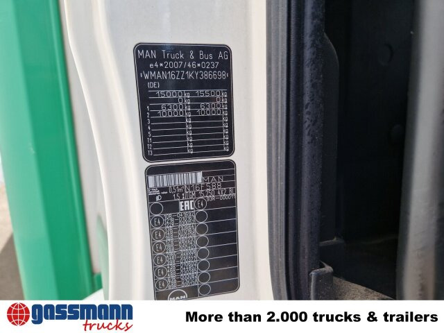 MAN TGM 15.250/340 4X2 BL, Tiefkühlkoffer, - Hűtős teherautó: 4 kép. MAN TGM 15.250/340 4X2 BL, Tiefkühlkoffer, - Hűtős teherautó: 4 kép.
