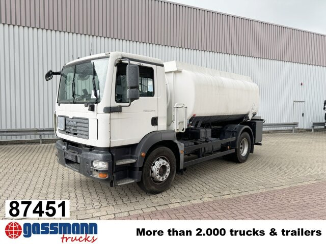 MAN TGM 18.280 4X2 BL, Esterer Tankaufbau ca. - Tartályos teherautó: 1 kép. MAN TGM 18.280 4X2 BL, Esterer Tankaufbau ca. - Tartályos teherautó: 1 kép.