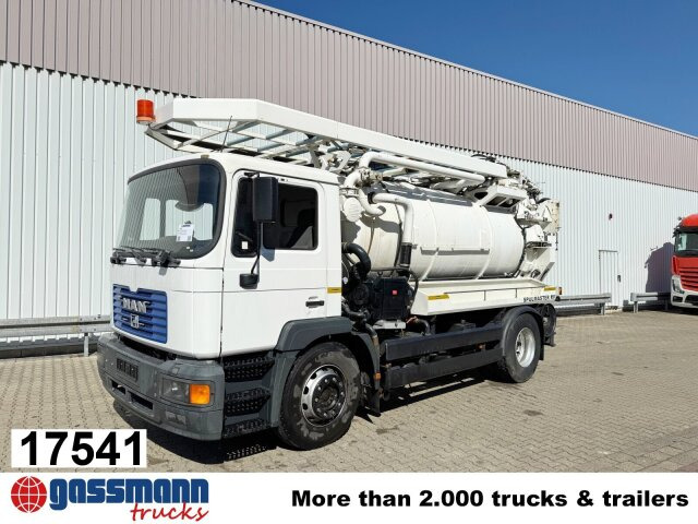 MAN TGM 18.284 4x2 BL, Assmann Saug- und Spülwagen - Utcaseprő gép: 1 kép. MAN TGM 18.284 4x2 BL, Assmann Saug- und Spülwagen - Utcaseprő gép: 1 kép.