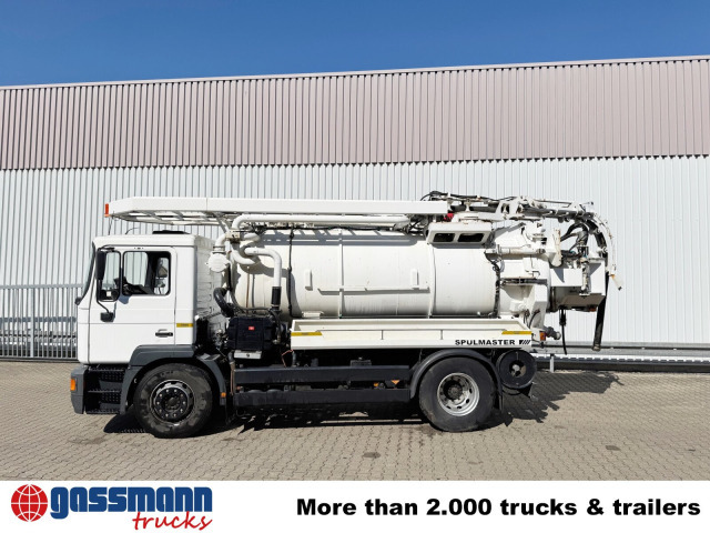 MAN TGM 18.284 4x2 BL, Assmann Saug- und Spülwagen - Utcaseprő gép: 4 kép. MAN TGM 18.284 4x2 BL, Assmann Saug- und Spülwagen - Utcaseprő gép: 4 kép.