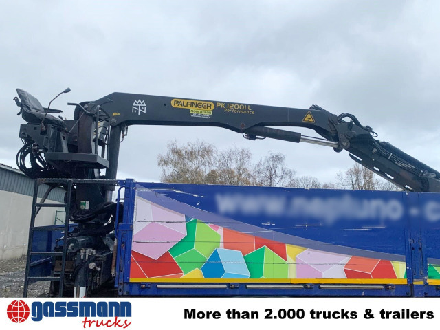 MAN TGM 18.290 4x2 BL, Heckkran Palfinger PK12001L, - Platós teherautó, Darus autó: 5 kép. MAN TGM 18.290 4x2 BL, Heckkran Palfinger PK12001L, - Platós teherautó, Darus autó: 5 kép.