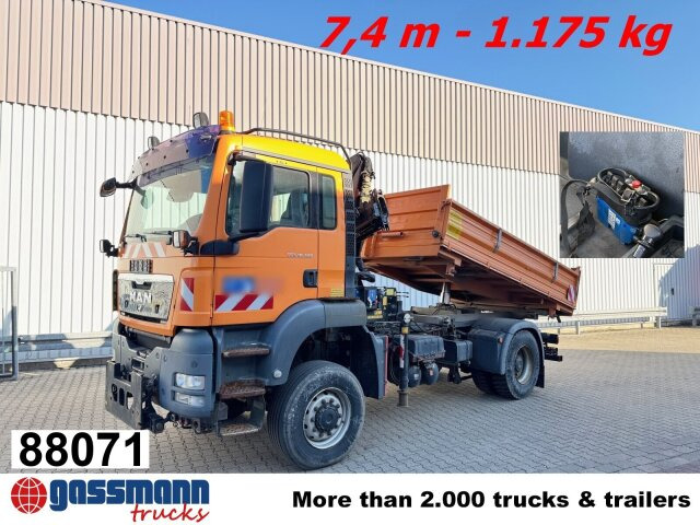 MAN TGS 18.320 4x4 BL, Wechselsystem, - Billenőplatós teherautó, Darus autó: 1 kép. MAN TGS 18.320 4x4 BL, Wechselsystem, - Billenőplatós teherautó, Darus autó: 1 kép.