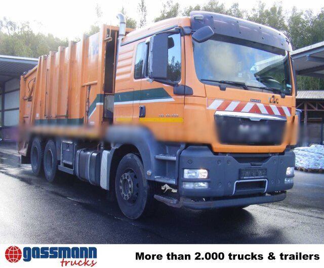 MAN TGS 26.400 6X4 BL, Haller x2c - Szemetesautó: 2 kép. MAN TGS 26.400 6X4 BL, Haller x2c - Szemetesautó: 2 kép.