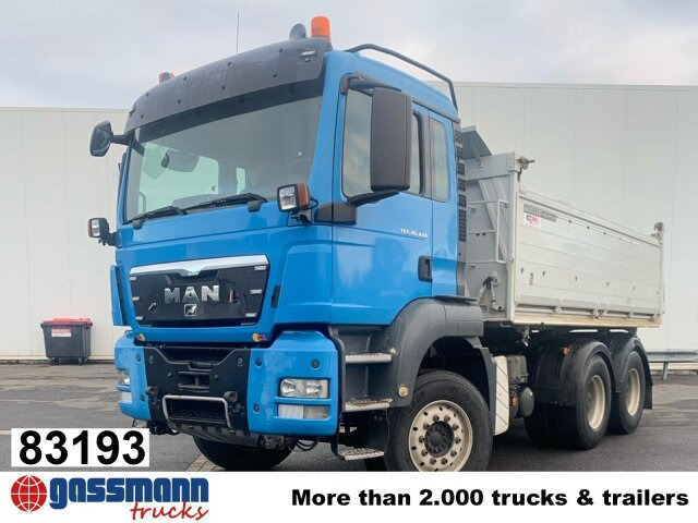 MAN TGS 26.440 6x4 BL, Intarder - Billenőplatós teherautó: 1 kép. MAN TGS 26.440 6x4 BL, Intarder - Billenőplatós teherautó: 1 kép.