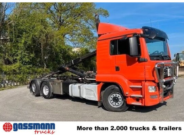 MAN TGS 26.480 6x2-4 BL, Intarder, Lenk-/Liftachse, - Horgos rakodó teherautó: 2 kép. MAN TGS 26.480 6x2-4 BL, Intarder, Lenk-/Liftachse, - Horgos rakodó teherautó: 2 kép.