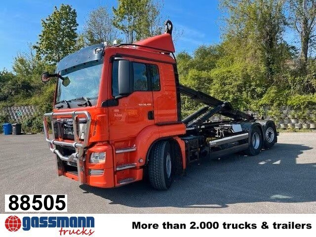 MAN TGS 26.480 6x2-4 BL, Intarder, Lenk-/Liftachse, - Horgos rakodó teherautó: 1 kép. MAN TGS 26.480 6x2-4 BL, Intarder, Lenk-/Liftachse, - Horgos rakodó teherautó: 1 kép.