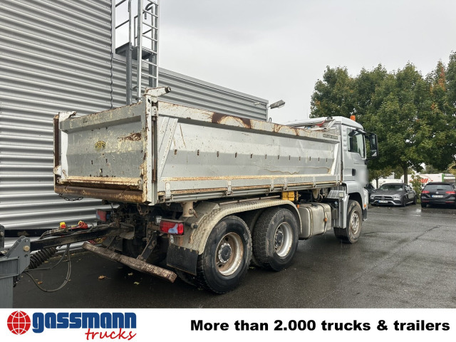 MAN TGS 26.540 6x4 BL, Bordmatik, Retarder, Meiller - Billenőplatós teherautó: 3 kép. MAN TGS 26.540 6x4 BL, Bordmatik, Retarder, Meiller - Billenőplatós teherautó: 3 kép.