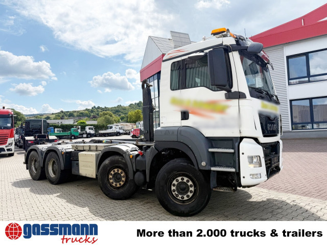 Horgos rakodó teherautó MAN TGS 35.480 8x4 BL, PriTarder, Navi: 9 kép.