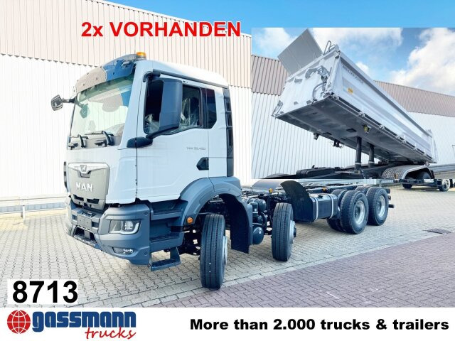 MAN TGS 35.480 8x6H BL CH, HydroDrive, Navi, Meiller - Billenőplatós teherautó: 1 kép. MAN TGS 35.480 8x6H BL CH, HydroDrive, Navi, Meiller - Billenőplatós teherautó: 1 kép.