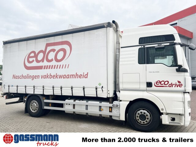 Platós teherautó MAN TGX 18.400 4X2 BL, Fahrschule, 2x AHK, 6 Sitzer: 9 kép.