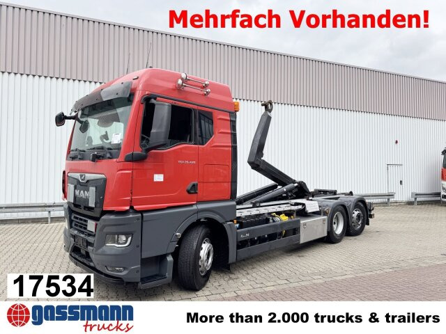 MAN TGX 26.470 6X2-4 BL, Lenk-/Liftachse, - Horgos rakodó teherautó: 1 kép. MAN TGX 26.470 6X2-4 BL, Lenk-/Liftachse, - Horgos rakodó teherautó: 1 kép.