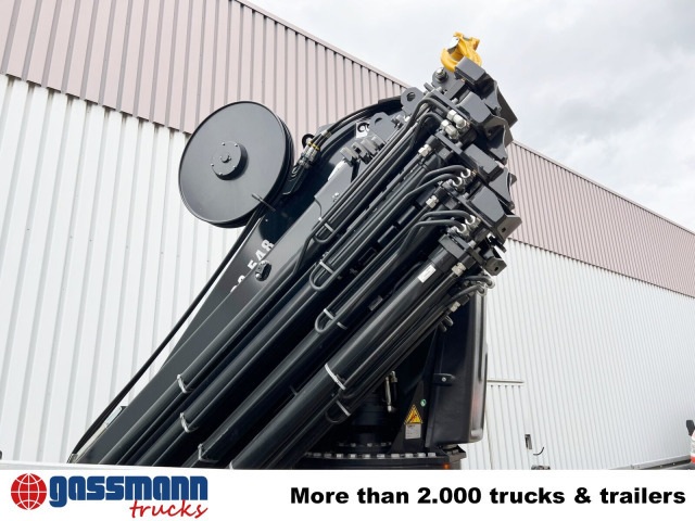 MAN TGX 26.510 6x2-4 LL, Kran Hiab X-HiPro 548 E-8, - Platós teherautó, Darus autó: 4 kép. MAN TGX 26.510 6x2-4 LL, Kran Hiab X-HiPro 548 E-8, - Platós teherautó, Darus autó: 4 kép.